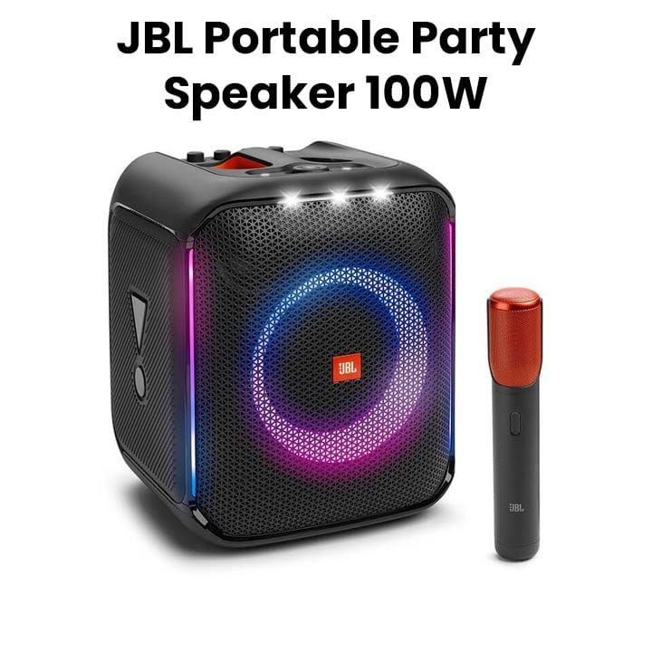 JBL Partybox Encore Essential Portable Party Speaker With 100W Powerful Sound, Built-in Dynamic Light Show - Black - PARTYBOXENCORE ESSENTIAL-3