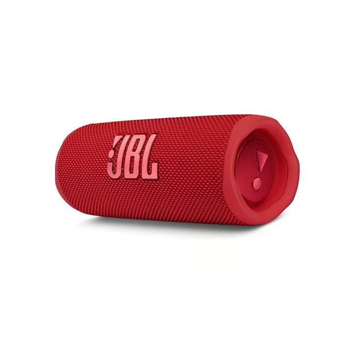 JBL Flip 6 Portable Waterproof Bluetooth Speaker, Louder, More Powerful Sound, 12 Hours of Playtime, IP67 Waterproof And Dustproof - Red - JBLFLIP6