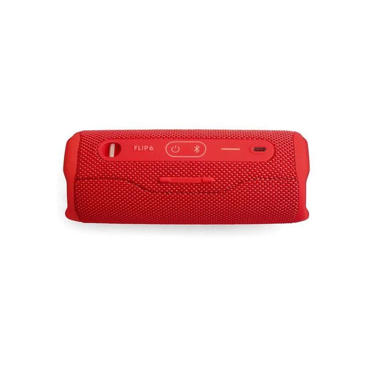 JBL Flip 6 Portable Waterproof Bluetooth Speaker, Louder, More Powerful Sound, 12 Hours of Playtime, IP67 Waterproof And Dustproof - Red - JBLFLIP6
