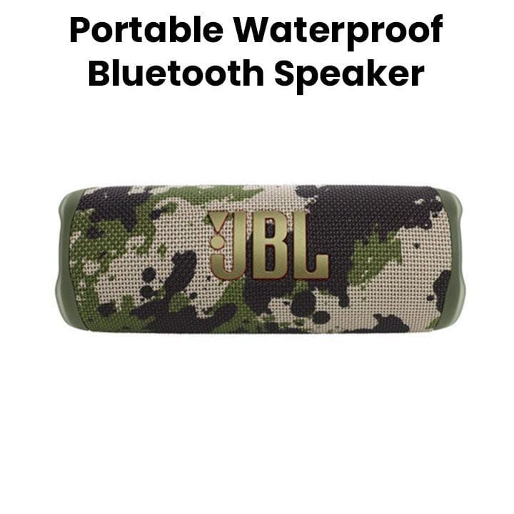JBL Flip 6 Portable Waterproof Bluetooth Speaker - Squad