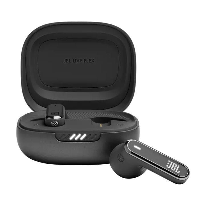 JBL Live Flex True Wireless Noise With 40 Hours Battery Life Earbuds, Enjoy Powerful Sound, Comfortable Fit - Black - JBLLIVEFLEX