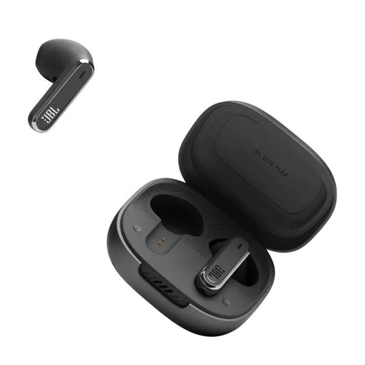 JBL Live Flex True Wireless Noise With 40 Hours Battery Life Earbuds, Enjoy Powerful Sound, Comfortable Fit - Black - JBLLIVEFLEX