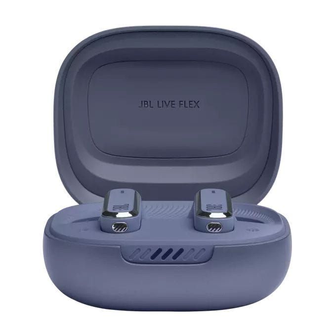 JBL Live Flex True Wireless Noise With 40 Hours Battery Life Earbuds, Enjoy Powerful Sound, Comfortable Fit - Blue - JBLLIVEFLEX