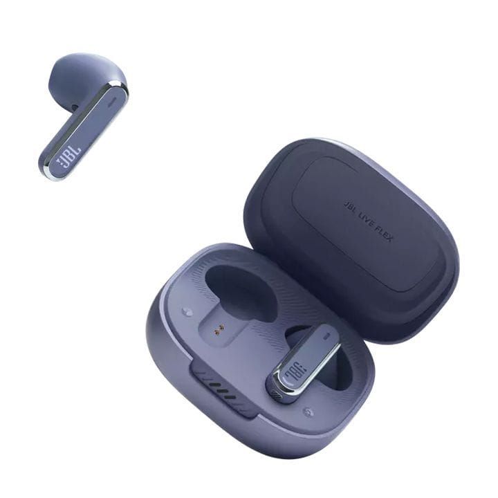 JBL Live Flex True Wireless Noise With 40 Hours Battery Life Earbuds, Enjoy Powerful Sound, Comfortable Fit - Blue - JBLLIVEFLEX