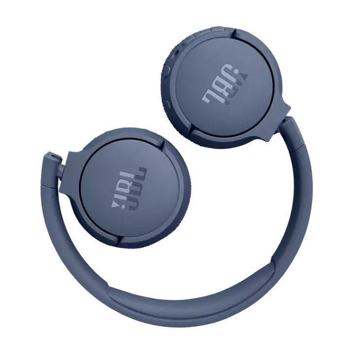 JBL Tune 670NC Wireless On-Ear Headphones, Adaptive Noise Cancelling with Smart Ambient, Up to 70H Battery Life with Speed Charge - Blue - JBLTUNE670NC