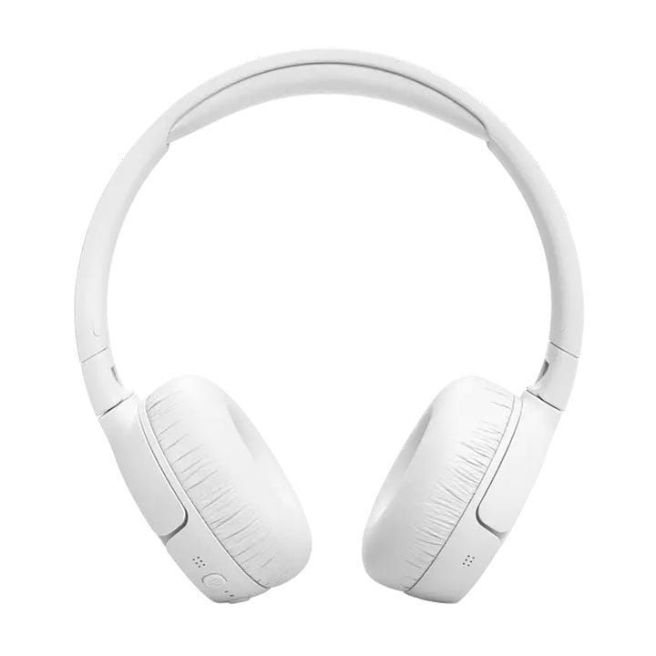 JBL Tune 670NC Wireless On-Ear Headphones, Adaptive Noise Cancelling with Smart Ambient, Up to 70H Battery Life with Speed Charge - White - JBLTUNE670NC