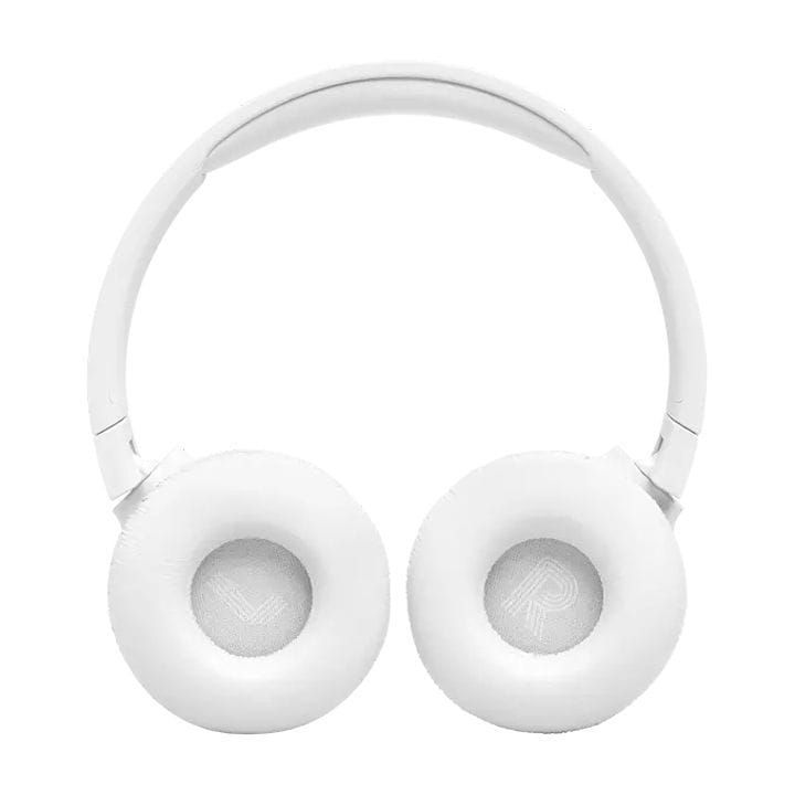 JBL Tune 670NC Wireless On-Ear Headphones, Adaptive Noise Cancelling with Smart Ambient, Up to 70H Battery Life with Speed Charge - White - JBLTUNE670NC