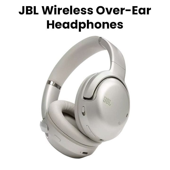 JBL Tour One M2 Headphone Wireless Over-Ear Noise Cancelling, Comfortable Foldable Design, Bluetooth 5.3 Connectivity - Champagne - JBLTOURONEM2