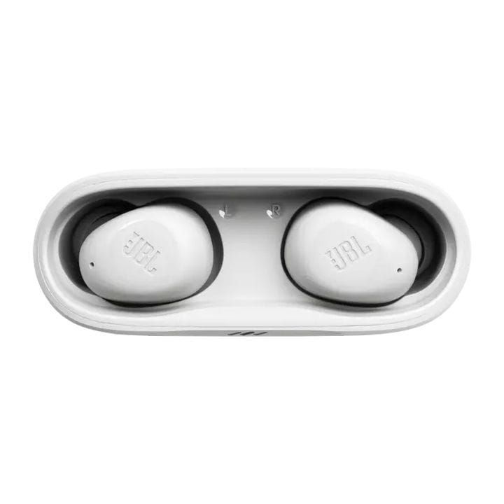 JBL Wave Buds in-Ear Wireless Earbuds With Mic,App for Customized Extra Bass Sound, Ip54 Water And Dust Resistance - White - WAVE