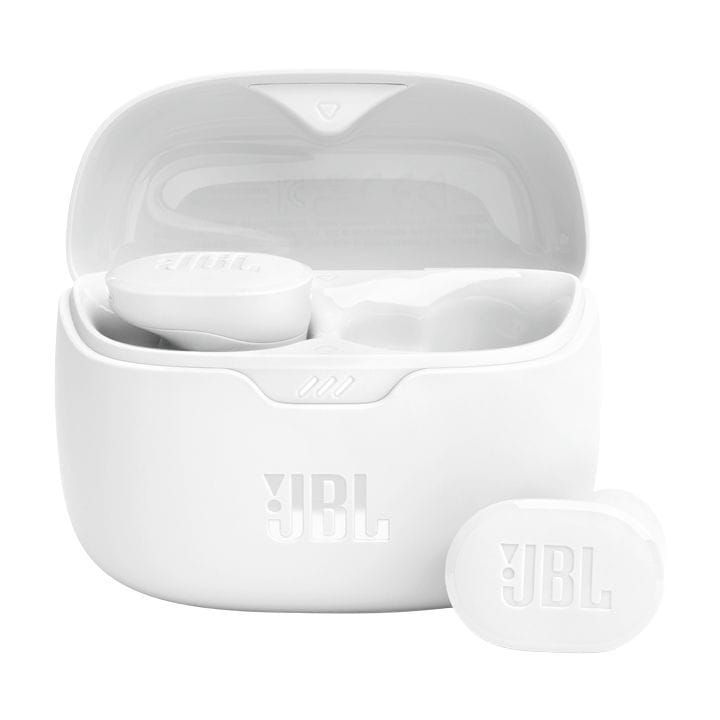JBL Tune Buds True Wireless Noise Cancelling Earbuds, Speed Charge Support, Multi-Point Connection, Up to 48 Hours Battery Life - White - JBLTUNEBUDS