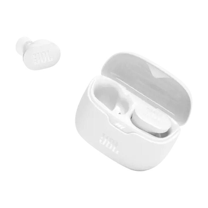 JBL Tune Buds True Wireless Noise Cancelling Earbuds, Speed Charge Support, Multi-Point Connection, Up to 48 Hours Battery Life - White - JBLTUNEBUDS