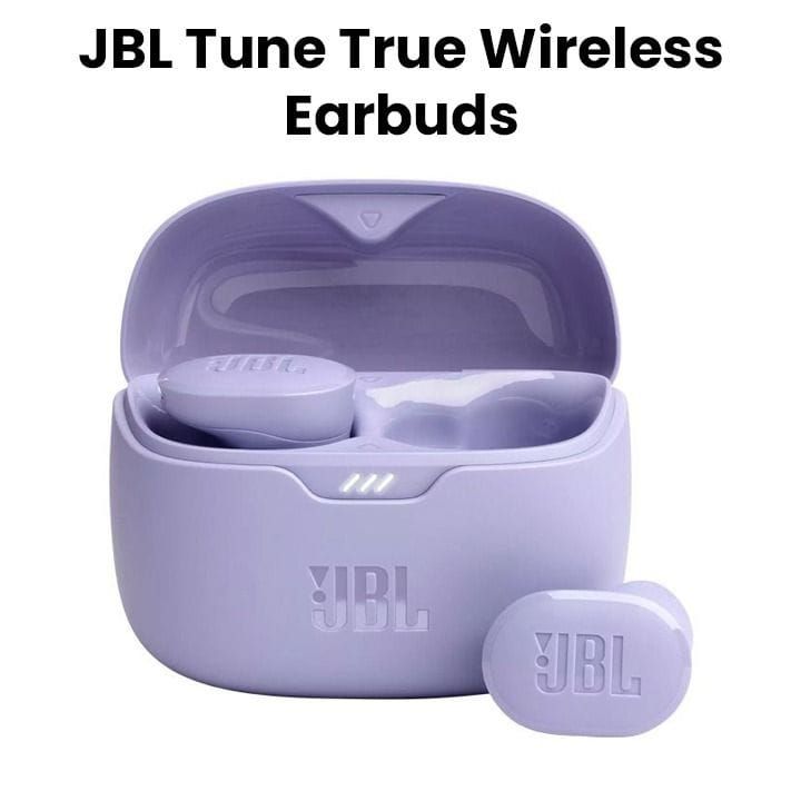 JBL Tune Buds True Wireless Noise Cancelling Earbuds, Speed Charge Support, Multi-Point Connection, Up to 48 Hours Battery Life - Purple - JBLTUNEBUDS