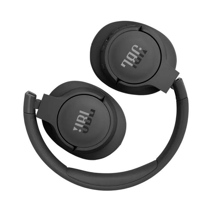 JBL Tune 770NC Wireless On-Ear Headphones, Adaptive Noise Cancelling, Upto 70 Hrs Battery, Speed Charge 5 Min - Black - TUNE770NC