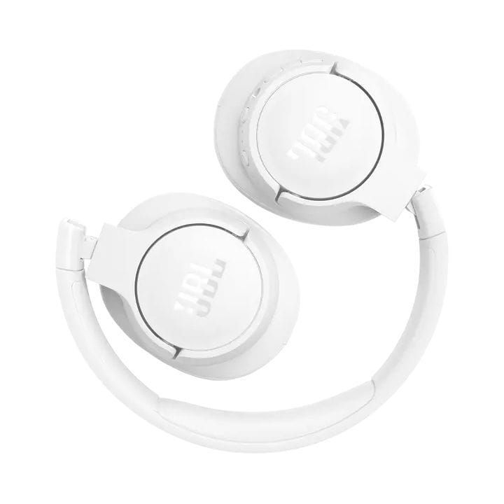 JBL Tune 770NC Wireless On-Ear Headphones, Adaptive Noise Cancelling, Upto 70 Hrs Battery, Speed Charge 5 Min - White - TUNE770NC