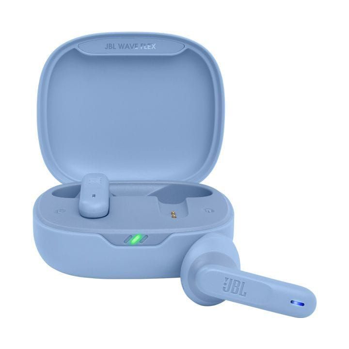 JBL Wave Flex True Wireless Earbuds With Deep Bass Sound, Comfortable Secure Fit - Blue - JBLWAVEFLEX