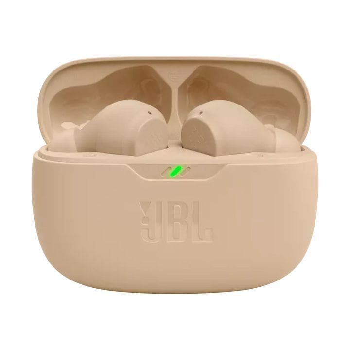 JBL Wave Beam True Wireless Noise Cancelling Earbuds, Up To 32 Total Hours Of Battery Life, Water, Dust Resistant - Beige - WAVEBEAM