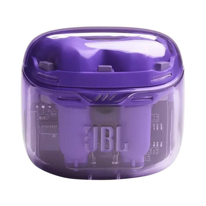 JBL Tune Flex Ghost Edition True Wireless Noise Cancelling Earbuds, 12mm Driver, Water And Sweat Resistant, 32H Battery - Purple - TUNEFLEX