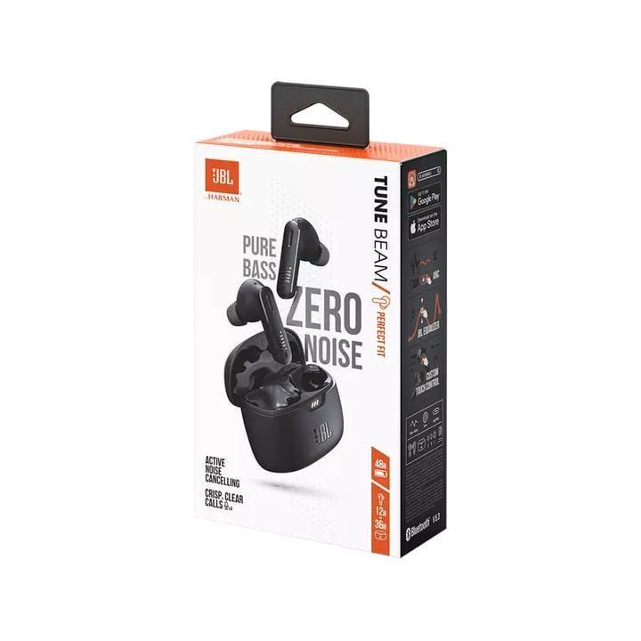 JBL Tune Beam | True wireless Noise Cancelling Earbuds - Black
