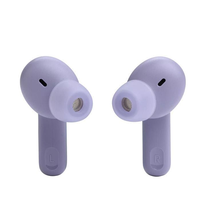 JBL Tune Beam True Wireless Noise Cancelling Earbuds, Pure Bass Sound, Bluetooth 5.3, Smart Ambient, 4-Mics Technology - Purple - TUNE