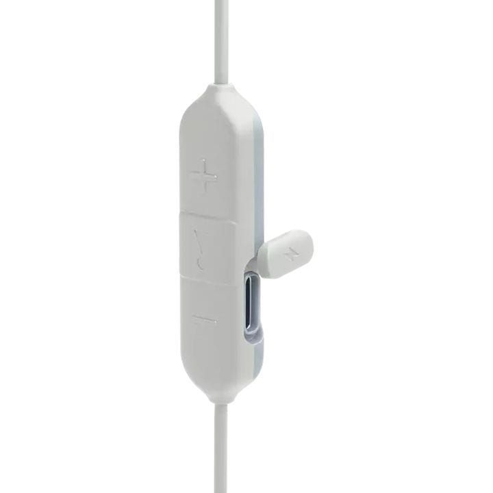 JBL Endurance Run 2 Bluetooth, Waterproof Wireless In-Ear Sport Headphones, IPX5 Splashproof, Pure Bass, Magnetic Earbuds - White - JBLENDURANCERUN2