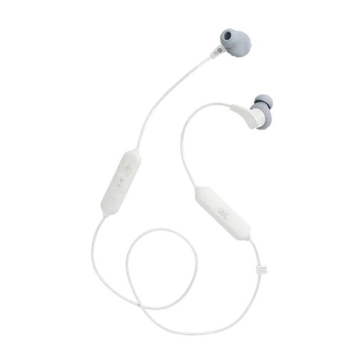 JBL Endurance Run 2 Bluetooth, Waterproof Wireless In-Ear Sport Headphones, IPX5 Splashproof, Pure Bass, Magnetic Earbuds - White - JBLENDURANCERUN2