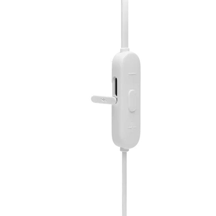 JBL Tune 215BT Wireless Earbud Headphones, Bluetooth 5.0 For Lossless Quality, Tangle Free Flat Cable, Comfort Fit Earbuds - White - TUNE215BT