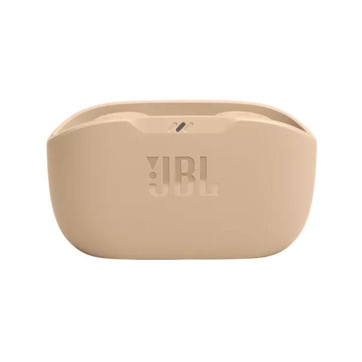 JBL Wave Buds in-Ear Wireless Earbuds With Mic,App for Customized Extra Bass Sound, Ip54 Water And Dust Resistance - Beige - WAVE