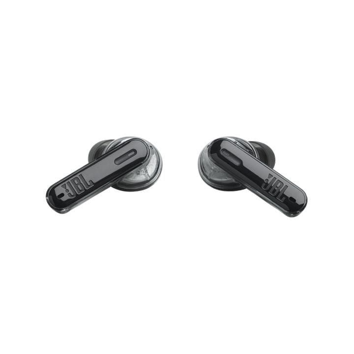 JBL Tune Beam True Wireless Noise Cancelling Earbuds, Pure Bass Sound, Bluetooth 5.3, Smart Ambient, 4-Mics Technology - Black Ghost - TUNE