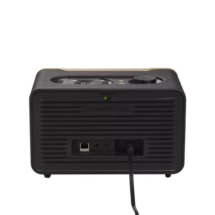 JBL Authentics 200 Smart Home Speaker With Wi-Fi, Bluetooth And Voice Assistants With Retro Design 90W - Black - JBLAUTHENTICS200