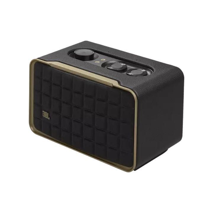 JBL Authentics 200 Smart Home Speaker With Wi-Fi, Bluetooth And Voice Assistants With Retro Design 90W - Black - JBLAUTHENTICS200