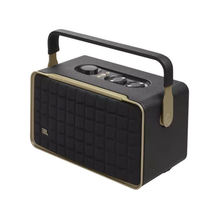 JBL Authentics 300 Smart Home Speaker with Wi-Fi, Bluetooth and Voice Assistants with Retro Design