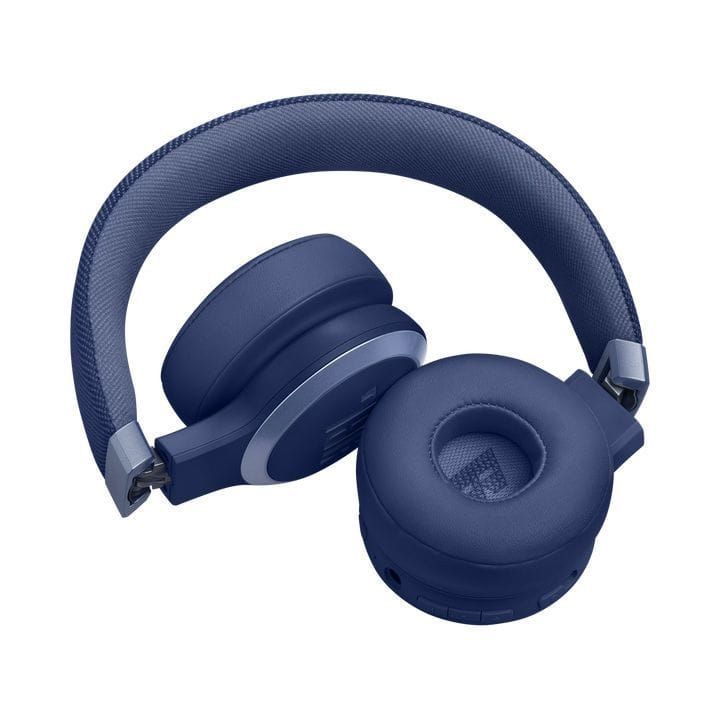 JBL Live 670NC Wireless On Ear With True Adaptive Noise Cancelling Headphones, Up To 65 Hours of Battery Life, Multipoint Connection - Blue - JBLLIVE670NC