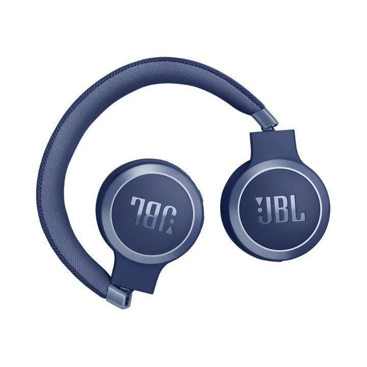 JBL Live 670NC Wireless On Ear With True Adaptive Noise Cancelling Headphones, Up To 65 Hours of Battery Life, Multipoint Connection - Blue - JBLLIVE670NC