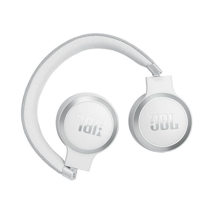 JBL Live 670NC Wireless On Ear With True Adaptive Noise Cancelling Headphones, Up To 65 Hours of Battery Life, Multipoint Connection - White - JBLLIVE670NC