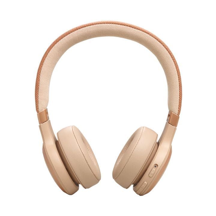 JBL Live 670NC Wireless On Ear With True Adaptive Noise Cancelling Headphones, Up To 65 Hours of Battery Life, Multipoint Connection - Sandal - JBLLIVE670NC