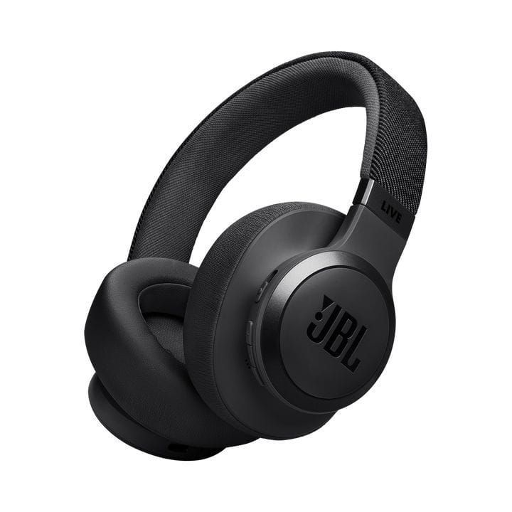 JBL Live 770NC Wireless On-Ear With True Adaptive Noise Cancelling Headphones, Experience The Renowned Sound - Black - LIVE770NC