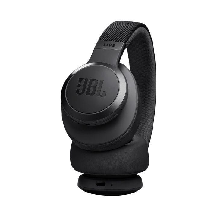JBL Live 770NC Wireless On-Ear With True Adaptive Noise Cancelling Headphones, Experience The Renowned Sound - Black - LIVE770NC