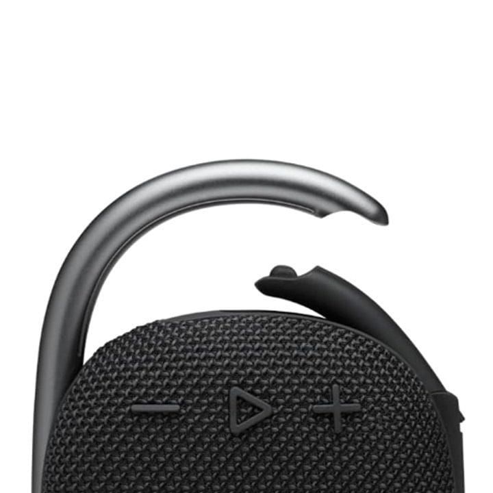 JBL Clip 5 Ultra-Portable Waterproof Speaker, Up to 12 Hours of Play, Big Pro Sound With Punchy Bass - Black - CLIPS5