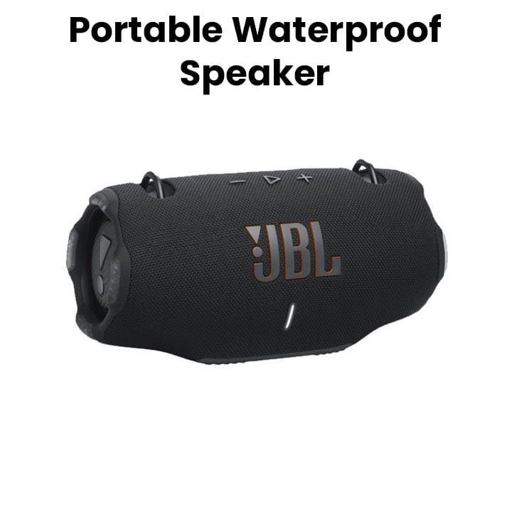 JBL Xtreme 4 Portable Bluetooth Speaker, ProSound With Powerful Bass Radiators, AI Sound Boost, Built-in Powerbank - Black - XTREME4