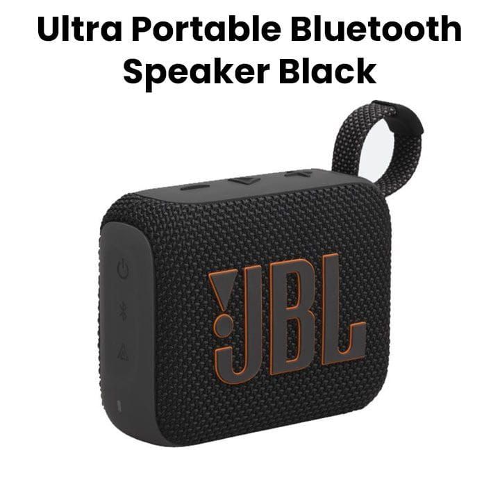JBL Go 4 Ultra-Portable Bluetooth Speaker, Enjoy Powerful Sound, Compact Design, And Durable Build Perfect For Travel - Black - Go 4