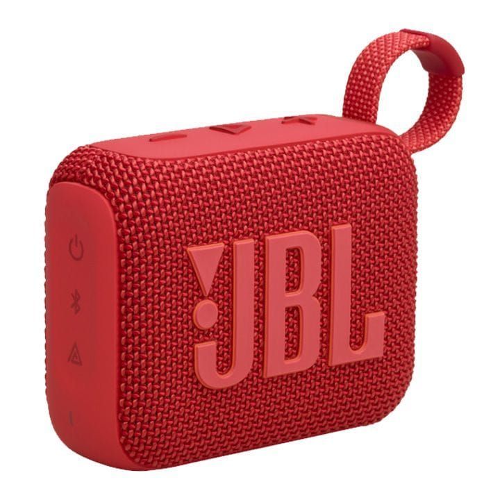 JBL Go 4 Ultra-Portable Bluetooth Speaker, Enjoy Powerful Sound, Compact Design, And Durable Build Perfect For Travel - Red - Go 4