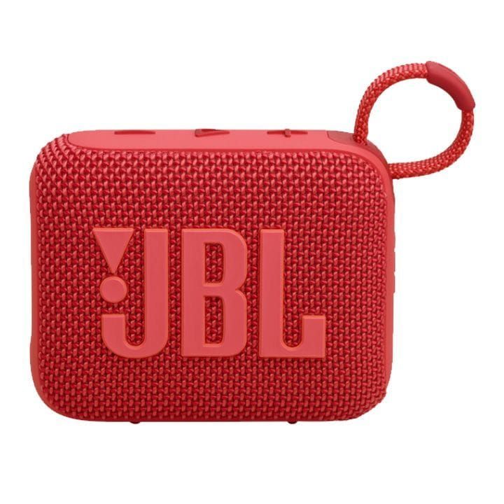 JBL Go 4 Ultra-Portable Bluetooth Speaker, Enjoy Powerful Sound, Compact Design, And Durable Build Perfect For Travel - Red - Go 4