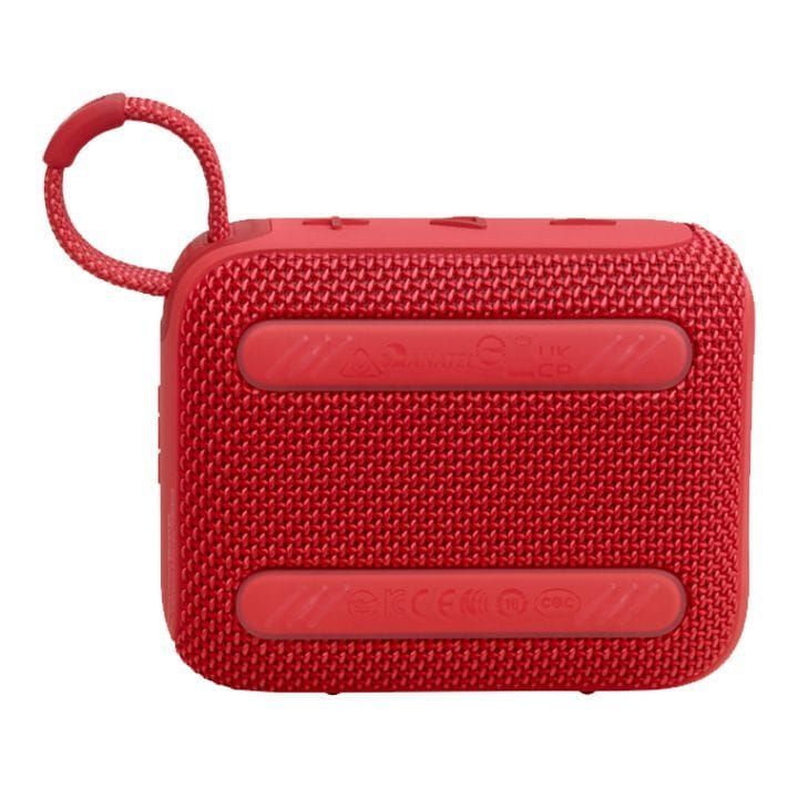 JBL Go 4 Ultra-Portable Bluetooth Speaker, Enjoy Powerful Sound, Compact Design, And Durable Build Perfect For Travel - Red - Go 4