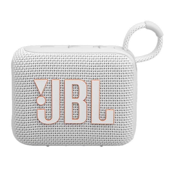 JBL Go 4 Ultra-Portable Bluetooth Speaker, Enjoy Powerful Sound, Compact Design, And Durable Build Perfect For Travel - White - Go 4