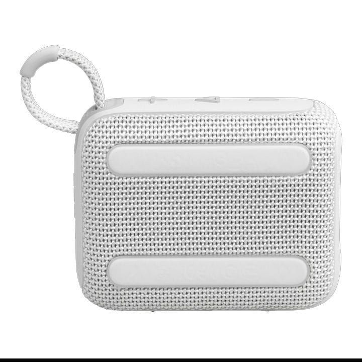 JBL Go 4 Ultra-Portable Bluetooth Speaker, Enjoy Powerful Sound, Compact Design, And Durable Build Perfect For Travel - White - Go 4