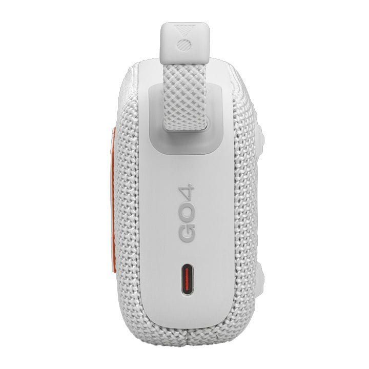 JBL Go 4 Ultra-Portable Bluetooth Speaker, Enjoy Powerful Sound, Compact Design, And Durable Build Perfect For Travel - White - Go 4