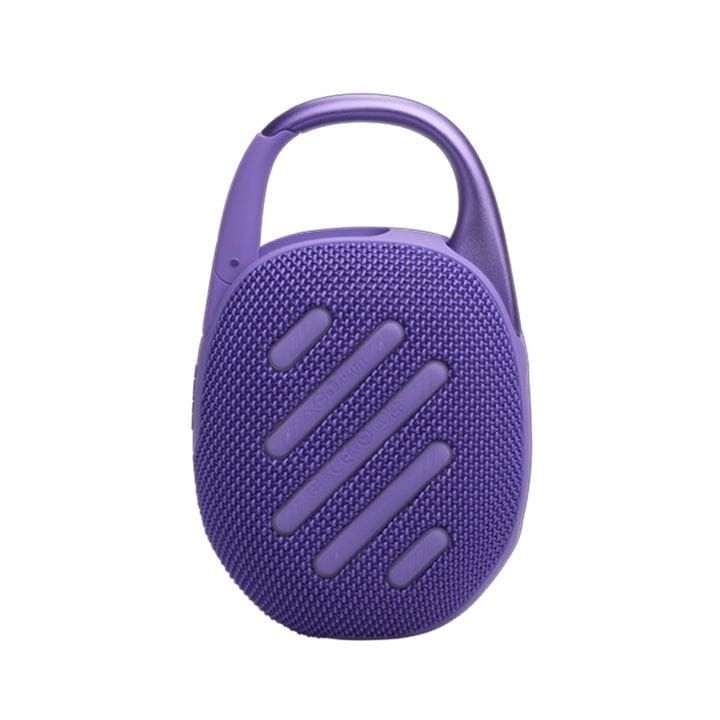 JBL Clip 5 Ultra-Portable Waterproof Speaker, Enjoy Powerful Sound, Compact Design, And Waterproof Durability - Purple - CLIP5