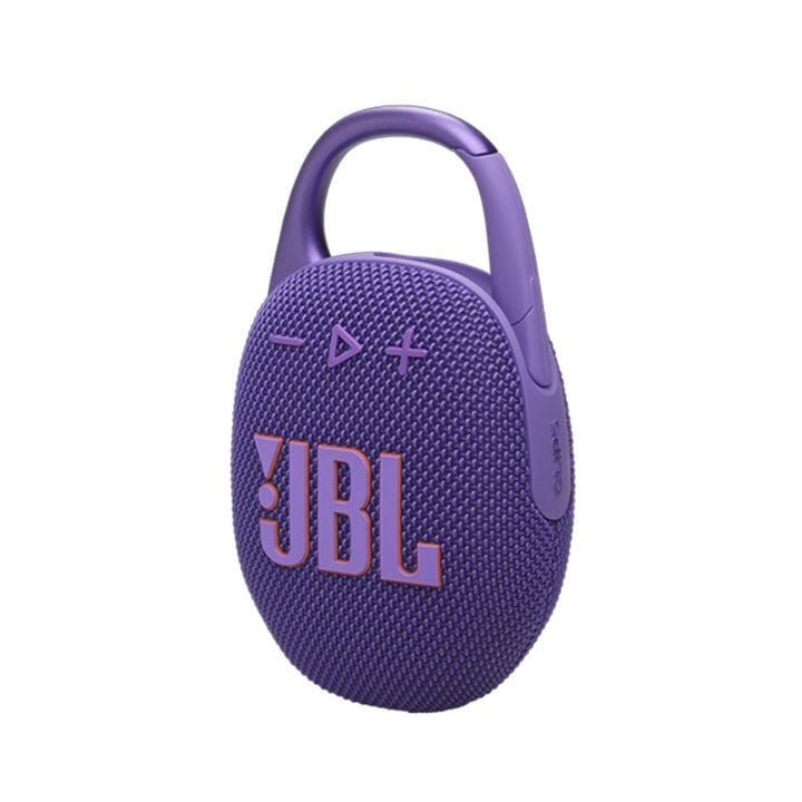 JBL Clip 5 Ultra-Portable Waterproof Speaker, Enjoy Powerful Sound, Compact Design, And Waterproof Durability - Purple - CLIP5