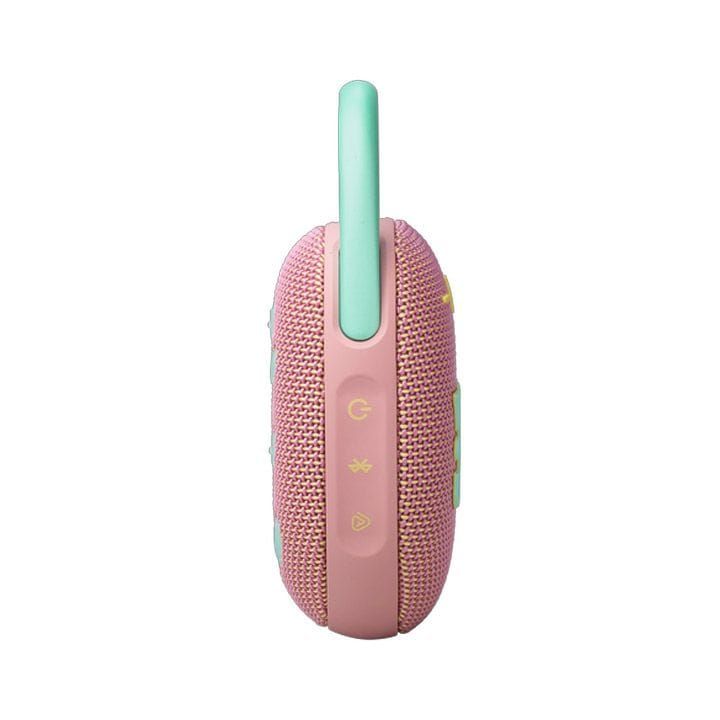 JBL Clip 5 Ultra-Portable Waterproof Speaker, Enjoy Powerful Sound, Compact Design, And Waterproof Durability - Pink - CLIP5