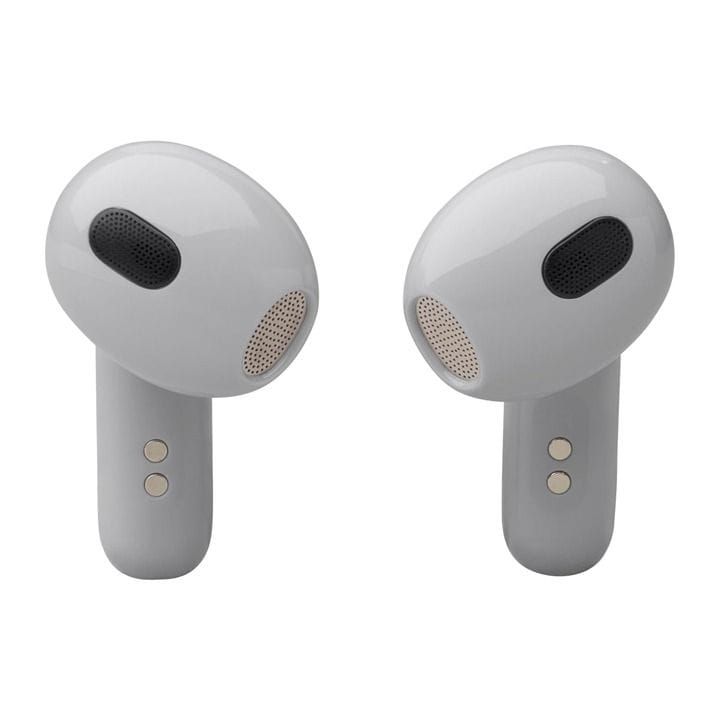 JBL Live Flex 3 True Wireless Noise Cancelling Open Stick Earbuds, 50 Hours Battery Life, Enjoy Powerful Sound - Silver - LIVEFLEX3